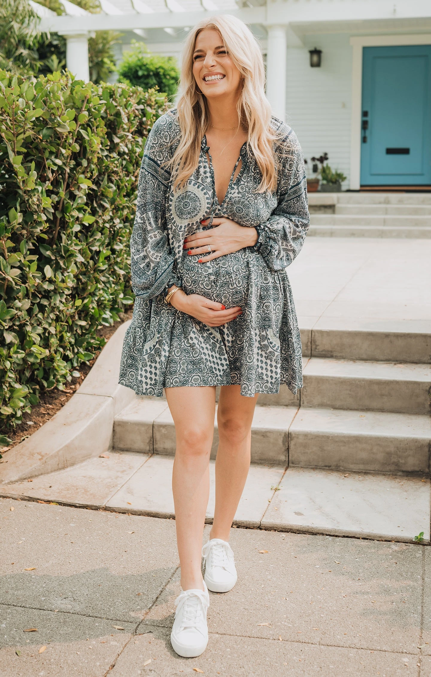 Show Me Your Mumu Birdie Mini Dress ~ Blue Paisley 10 Show Me Your Mumu Birdie Mini Dress ~ Blue Paisley - Image 8