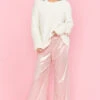 Show Me Your Mumu Disco Nap PJ Pants ~ Rose Gold -Show Me Your Mumu Sales Disco Nap PJ Pants Rose Gold MR9 4189 TF28
