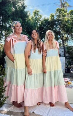 Show Me Your Mumu Sabrina Maxi Dress ~ Mixed Easter Stripe -Show Me Your Mumu Sales E0E5C95C B89E 4BBD 8BC1 83202891597E2 aacaa6b3 8ec3 496e ae45 b50976ad7fae