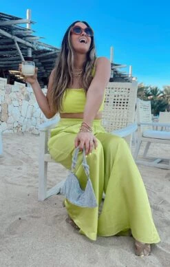 Show Me Your Mumu Irwin Pants ~ Citrine Luxe Satin -Show Me Your Mumu Sales E8942572 0C7D 4F69 9216 2A6AFB3B8AD5