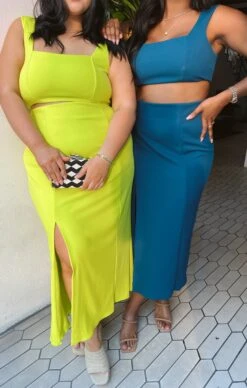 Show Me Your Mumu Ansley Crop Top ~ Jade Green Stretch -Show Me Your Mumu Sales ED635E47 400A 4D11 9CA4 433C6772B0CD