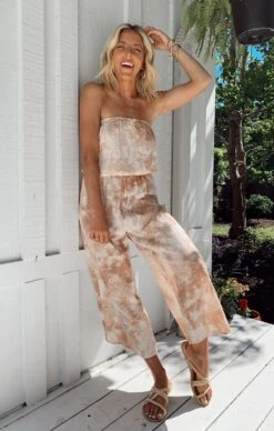 Show Me Your Mumu Estelle Jumpsuit ~ Twisted Tie Dye Tan -Show Me Your Mumu Sales IMG 0005 924b222e 0582 4a17 8dbd 316ce62c5824