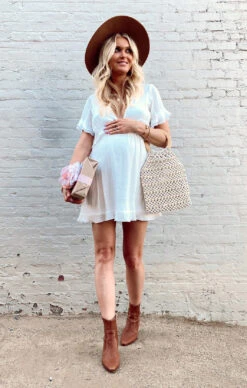 Show Me Your Mumu Virginia Dress ~ White Speckle Dots -Show Me Your Mumu Sales IMG 0087