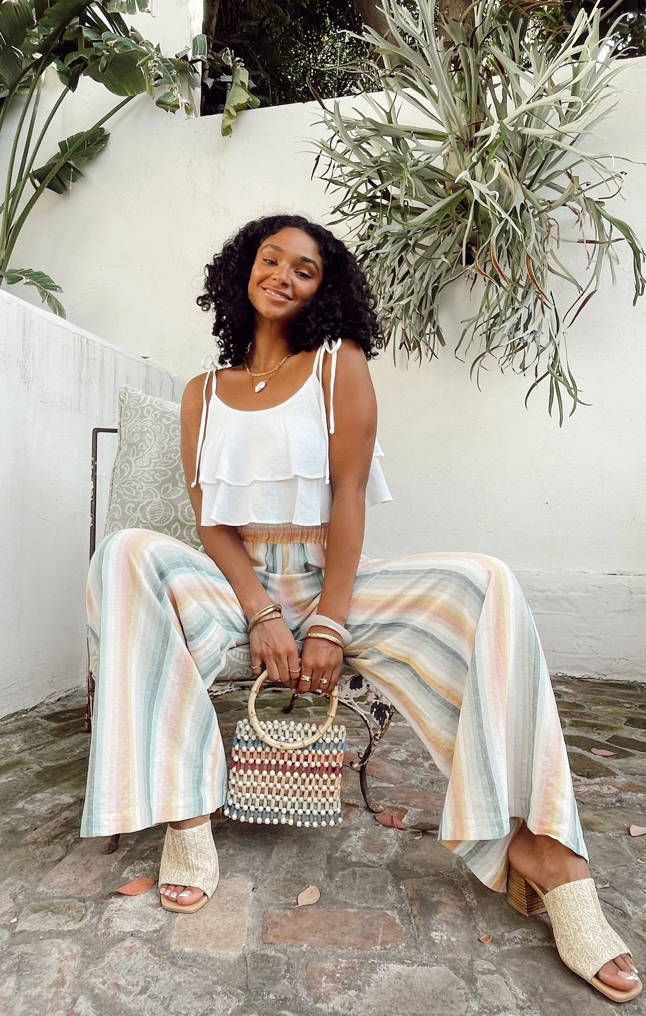 Show Me Your Mumu Julian Pants ~ Sunset Stripe 8 Show Me Your Mumu Julian Pants ~ Sunset Stripe - Image 6