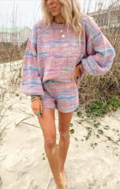 Show Me Your Mumu Huntington Shorts ~ Spacedye Knit -Show Me Your Mumu Sales IMG 0648