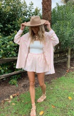 Show Me Your Mumu Cabana Shorts ~ Lemonade Cheetah -Show Me Your Mumu Sales IMG 0845