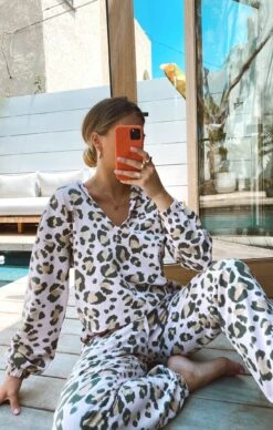 Kit Hoodie ~ Pink Cheetah Girl Terry -Show Me Your Mumu Sales IMG 1174