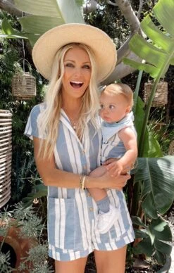 Show Me Your Mumu Yvette Romper ~ Sailboat Stripe -Show Me Your Mumu Sales IMG 1689