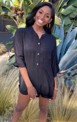 Show Me Your Mumu Horton Romper ~ Black -Show Me Your Mumu Sales IMG 2100