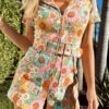 Show Me Your Mumu Outlaw Romper ~ Flower Market Denim -Show Me Your Mumu Sales IMG 2694