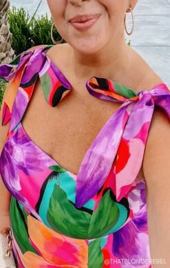 Show Me Your Mumu Garden Midi Dress ~ Water Lily -Show Me Your Mumu Sales IMG 3885copy1