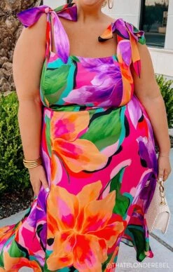 Show Me Your Mumu Garden Midi Dress ~ Water Lily -Show Me Your Mumu Sales IMG 3885copy2