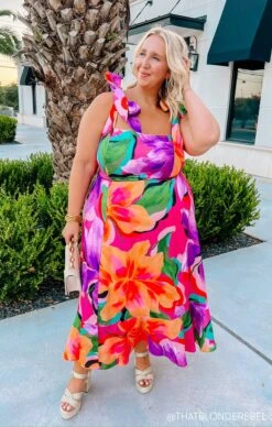 Show Me Your Mumu Garden Midi Dress ~ Water Lily -Show Me Your Mumu Sales IMG 3885copy df890eaf 98c8 4519 999b 846162bd86b9