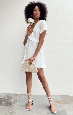 Show Me Your Mumu Virginia Dress ~ White Speckle Dots -Show Me Your Mumu Sales IMG 6495