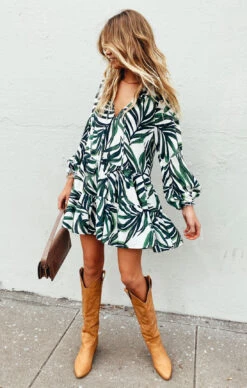 Show Me Your Mumu Birdie Mini Dress ~ Peruvian Palm -Show Me Your Mumu Sales IMG 9972