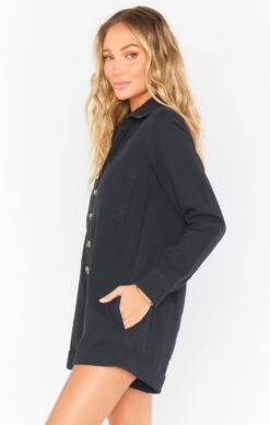 Show Me Your Mumu Tegan Jumper ~ Pitch Black -Show Me Your Mumu Sales MDF0 459 PB18 03