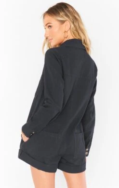 Show Me Your Mumu Tegan Jumper ~ Pitch Black -Show Me Your Mumu Sales MDF0 459 PB18 04