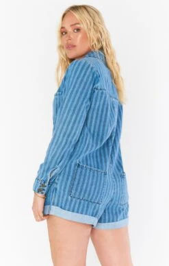 Show Me Your Mumu Tegan Jumper ~ Navy Indigo Stripe -Show Me Your Mumu Sales MDF1 399 CS22 01 4