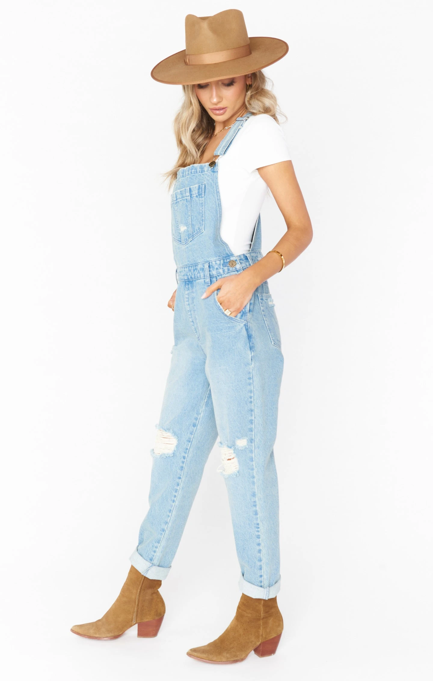 Show Me Your Mumu Oakland Overalls ~ Vintage Indigo 4 Show Me Your Mumu Oakland Overalls ~ Vintage Indigo - Image 2