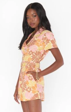 Show Me Your Mumu Rhodes Romper ~ Retro Garden -Show Me Your Mumu Sales MDF2 574 RG08 03