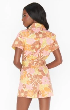 Show Me Your Mumu Rhodes Romper ~ Retro Garden -Show Me Your Mumu Sales MDF2 574 RG08 04
