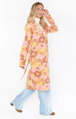 Show Me Your Mumu Nancy Trench Coat ~ Retro Garden -Show Me Your Mumu Sales MDF2 576 RG08 02