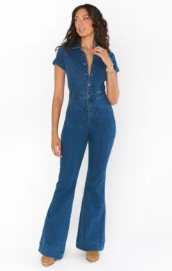 Show Me Your Mumu Everhart Jumpsuit ~ Lunar Blue