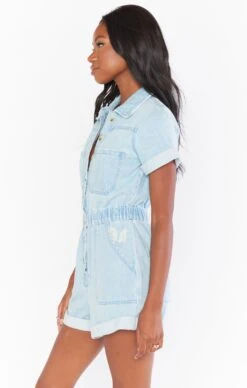 Show Me Your Mumu Cannon Romper ~ Dockside -Show Me Your Mumu Sales MDM1 465 DS11 02