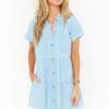 Show Me Your Mumu Birmingham Dress ~ Clear Skies -Show Me Your Mumu Sales MDM2 556 CS06 01 2