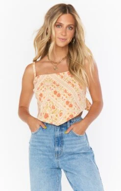 Show Me Your Mumu Handkerchief Top ~ Patchwork Paisley