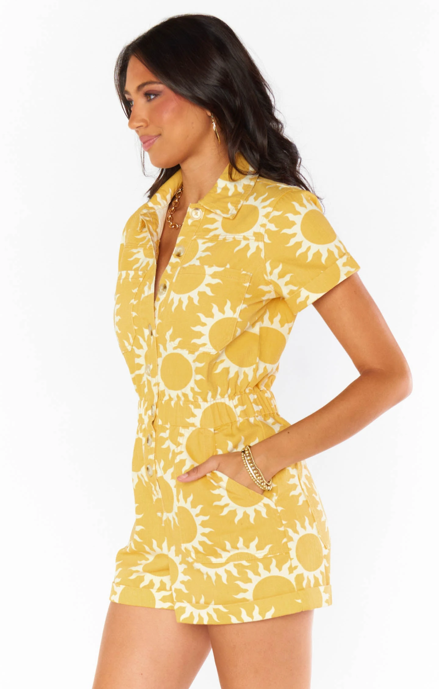 Show Me Your Mumu Cannon Romper ~ Paradise Sun Denim 6 Show Me Your Mumu Cannon Romper ~ Paradise Sun Denim - Image 4