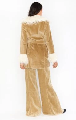 Show Me Your Mumu Penny Lane Coat ~ Beige Corduroy With Faux Fur -Show Me Your Mumu Sales MDR1 512 BG15 01 2