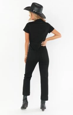 Show Me Your Mumu Emery Jumpsuit ~ Pitch Black -Show Me Your Mumu Sales MDR1 543 PB18 01 3
