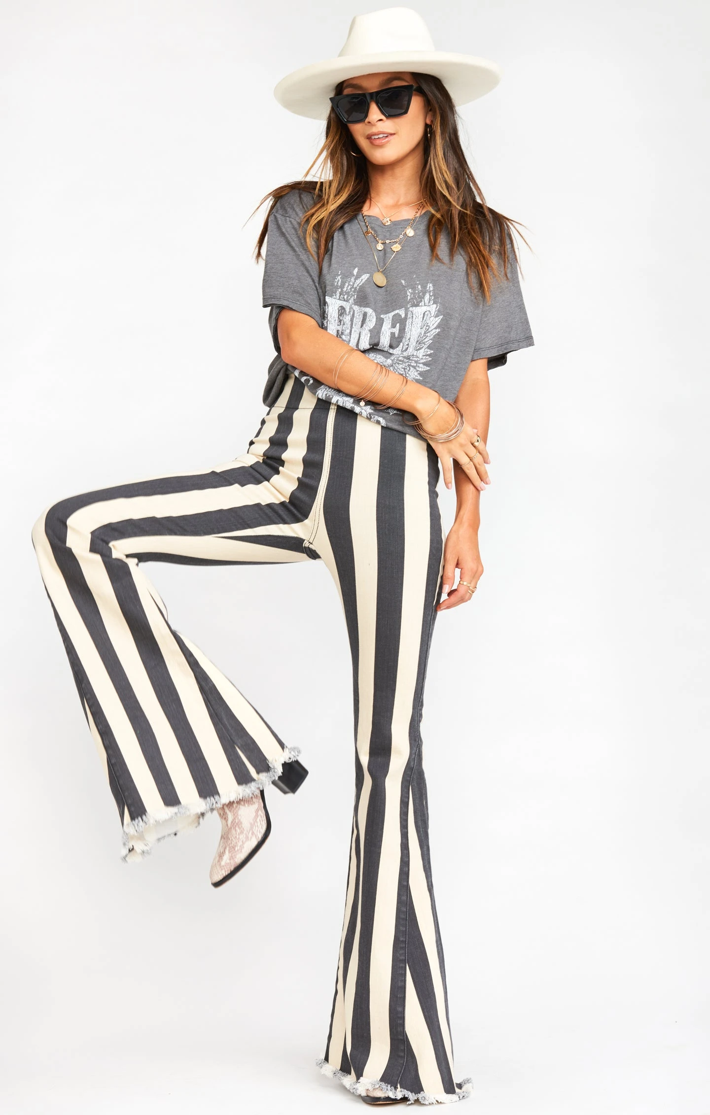 Show Me Your Mumu Berkeley Bells Regular ~ Casablanca Stripe 5 Show Me Your Mumu Berkeley Bells Regular ~ Casablanca Stripe - Image 4