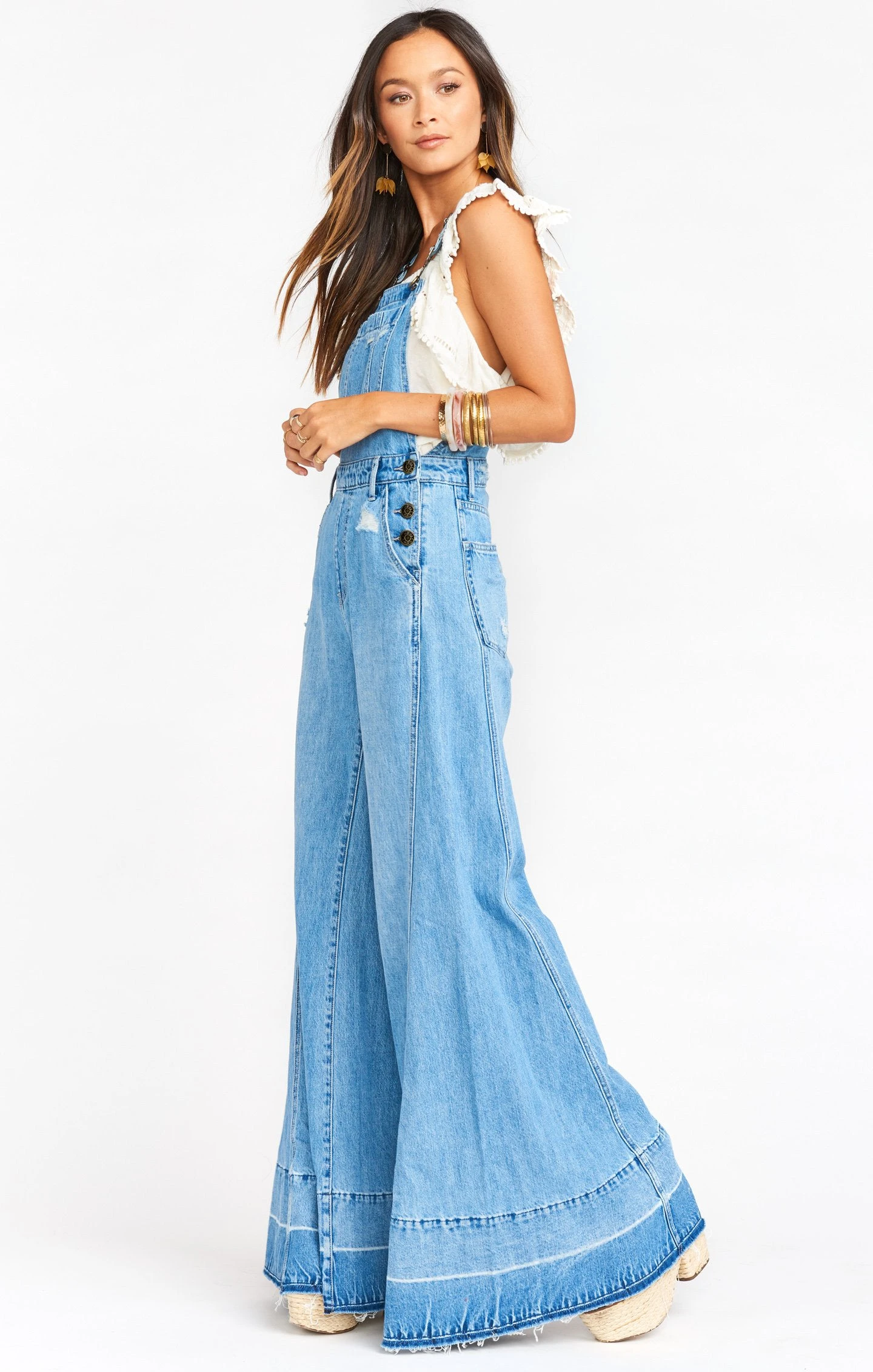 Show Me Your Mumu San Fran Overalls ~ Carolina Blue 5 Show Me Your Mumu San Fran Overalls ~ Carolina Blue - Image 3