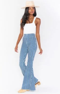 Show Me Your Mumu Berkeley Bells Regular ~ Blue Coast Stripe -Show Me Your Mumu Sales MDS1 412R RS21 01 2 5e63f2cd 0d7b 48d4 8db3 1a4e99709ed0