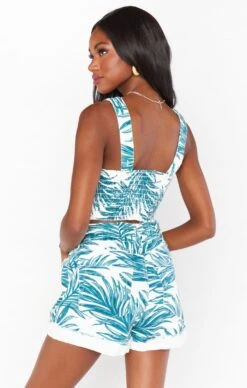 Show Me Your Mumu Emilia Shorts ~ Oasis Palm -Show Me Your Mumu Sales MDS1 453 OA20 01 7