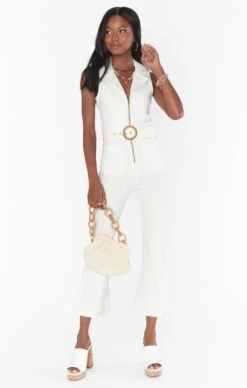 Show Me Your Mumu Jacksonville Cropped Jumpsuit ~ Pearly White -Show Me Your Mumu Sales MDS3 565 PW21 01