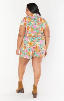 Show Me Your Mumu Outlaw Romper ~ Flower Market Denim -Show Me Your Mumu Sales MDS3 643 FM12 18 4be594ba 9e25 4532 8f0c 7bafcbf5ade8