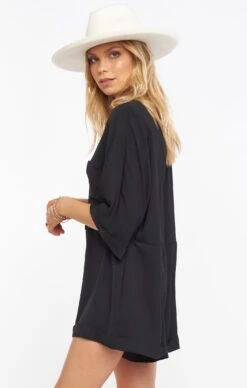 Show Me Your Mumu Horton Romper ~ Black -Show Me Your Mumu Sales MF0 358 BK57 04