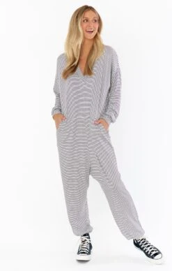 Show Me Your Mumu Jules Jumpsuit ~ Stripe By The Sea