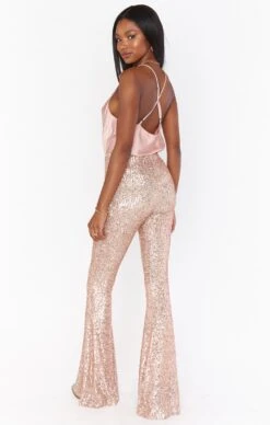 Show Me Your Mumu Flash Pants ~ Rose Gold Sequins 12 Show Me Your Mumu Flash Pants ~ Rose Gold Sequins -Show Me Your Mumu Sales MF1 4405 RG46 04