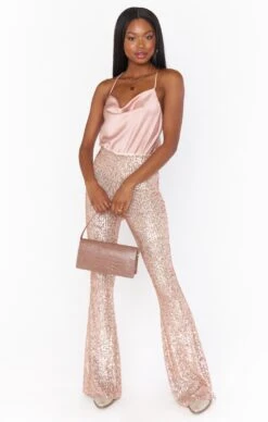 Show Me Your Mumu Flash Pants ~ Rose Gold Sequins 13 Show Me Your Mumu Flash Pants ~ Rose Gold Sequins -Show Me Your Mumu Sales MF1 4405 RG46 05