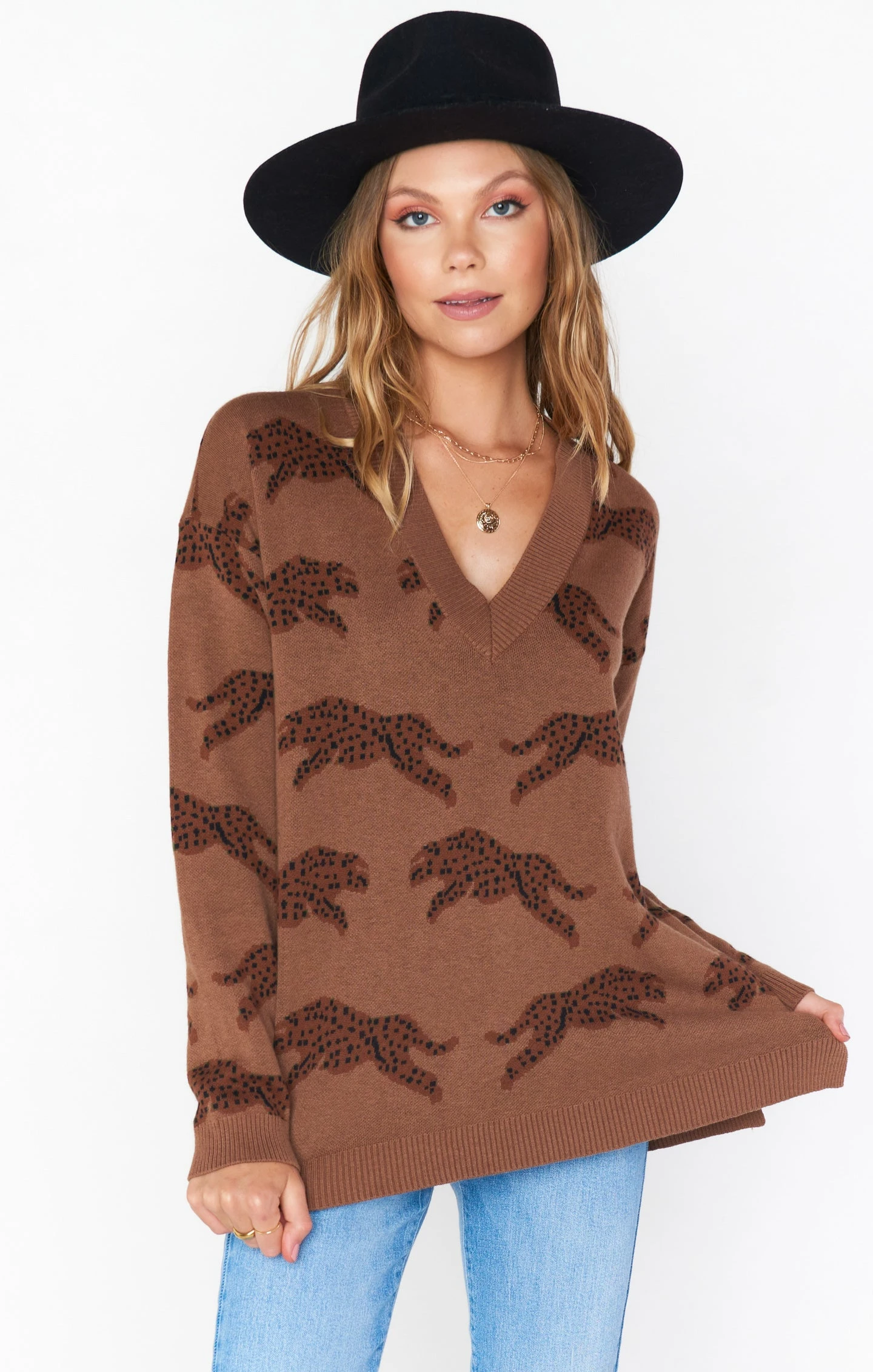Show Me Your Mumu Gilligan Sweater ~ Jumping Cheetah Knit 4 Show Me Your Mumu Gilligan Sweater ~ Jumping Cheetah Knit - Image 2