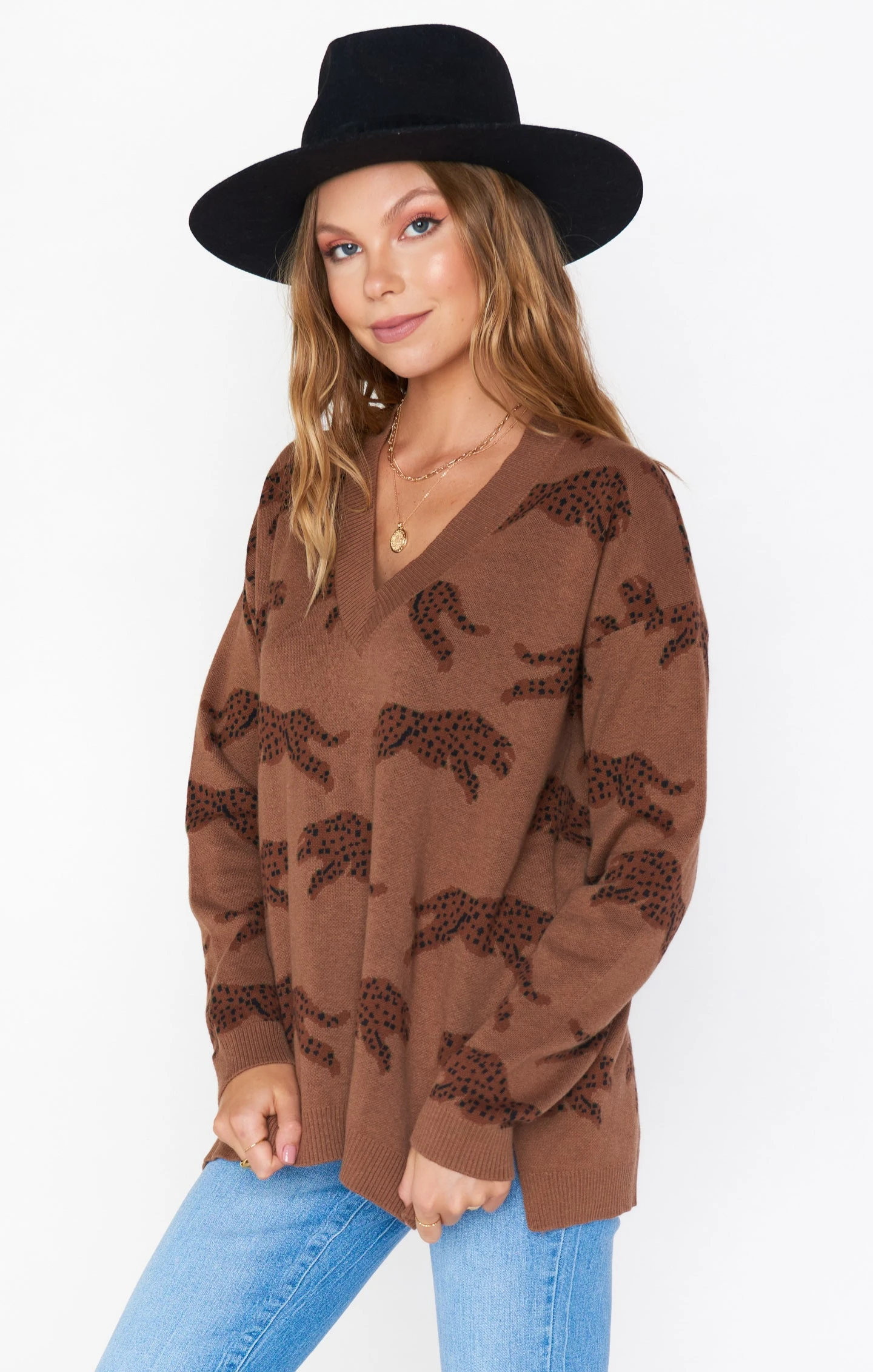 Show Me Your Mumu Gilligan Sweater ~ Jumping Cheetah Knit 5 Show Me Your Mumu Gilligan Sweater ~ Jumping Cheetah Knit - Image 3