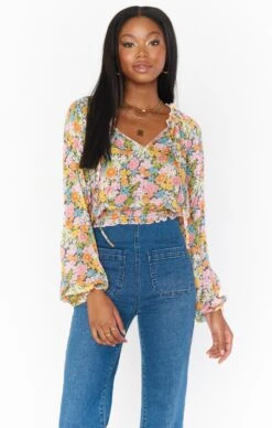 Show Me Your Mumu Margo Top ~ Wild Flora -Show Me Your Mumu Sales MF1 4816 DA09 01