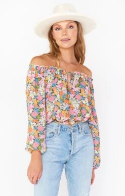 Show Me Your Mumu Margo Top ~ Wild Flora -Show Me Your Mumu Sales MF1 4816 DA09 01 5