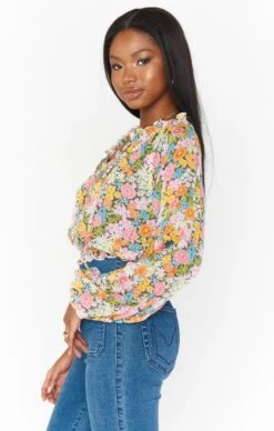 Show Me Your Mumu Margo Top ~ Wild Flora -Show Me Your Mumu Sales MF1 4816 DA09 02
