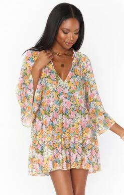 Show Me Your Mumu Viola Mini Dress ~ Wild Flora -Show Me Your Mumu Sales MF1 4819 DA09 01