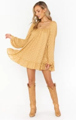 Show Me Your Mumu Briar Mini Dress ~ Gold Dot 9 Show Me Your Mumu Briar Mini Dress ~ Gold Dot -Show Me Your Mumu Sales MF1 4829 QT33 01